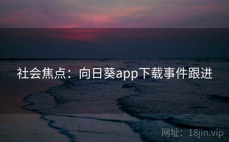 社会焦点：向日葵app下载事件跟进  第2张