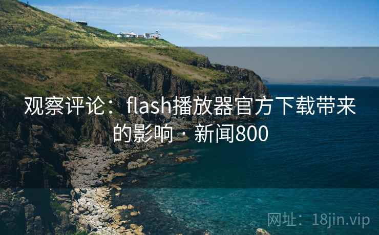 观察评论:flash播放器官方下载带来的影响 · 新闻800